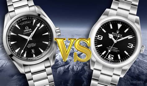 omega aqua terra vs rolex explorer ii|aqua terra vs oyster perpetual.